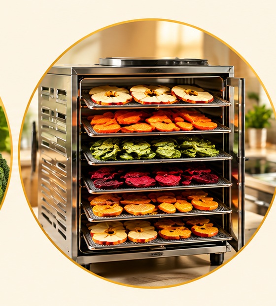 Controlled dehydration in a food dehydrator